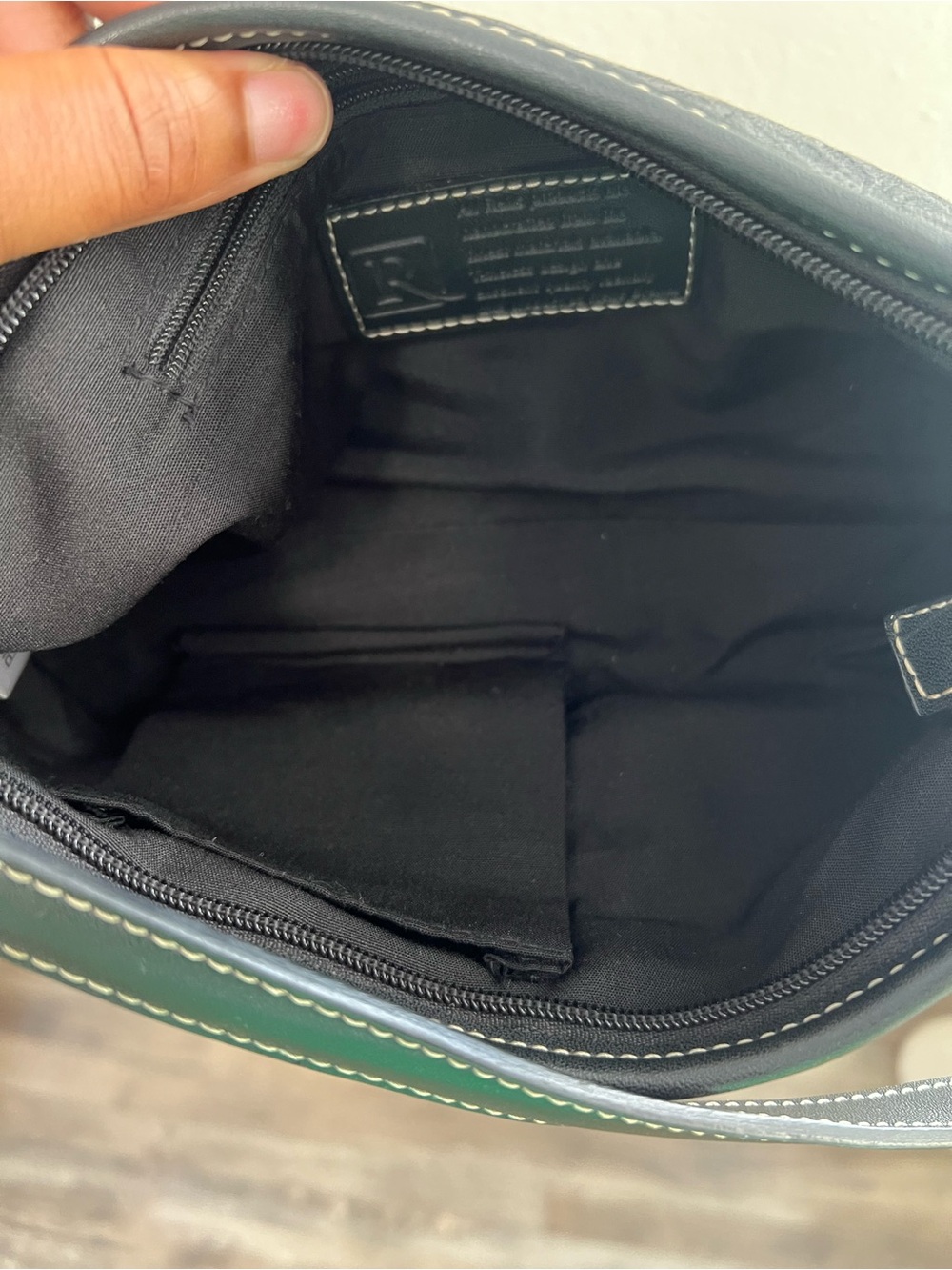 Relic Y2K Black Monogram Shoulder Bag - Picture 6 of 6